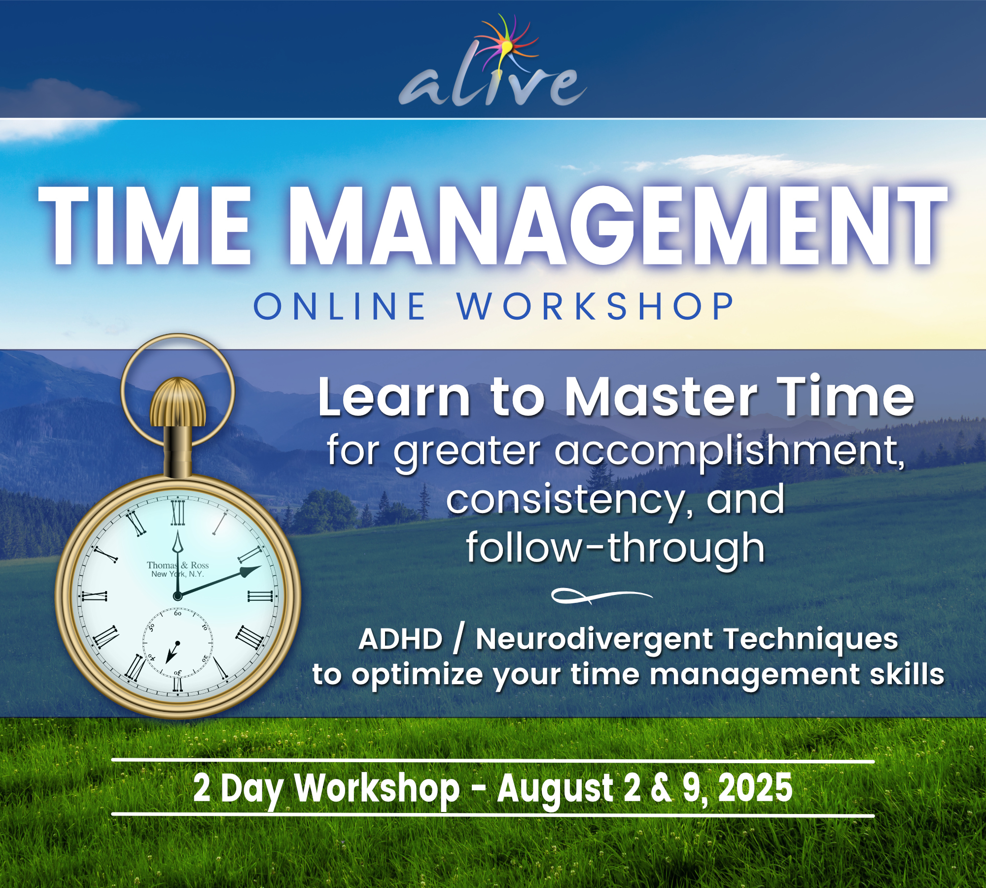 Time Management Workshop - August 2025
