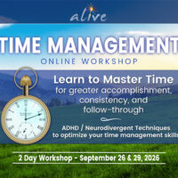 ADHD Time Management Workshop - Sep 2026 - Standard Admission